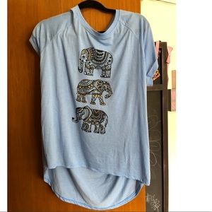 Comfy blue long top